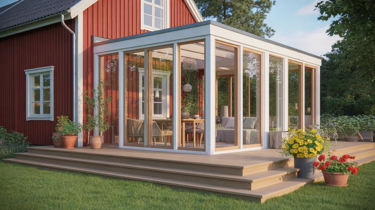Bygga Uterum & Inglasad Veranda