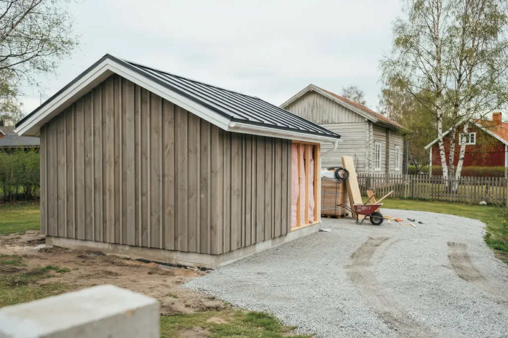 bygga garage p villatomten regler grund isolering och kostnad att ha koll p