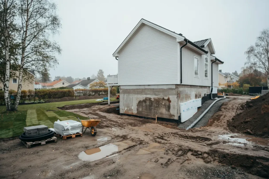 k llarrenovering som h ller torrt smarta steg f r att dr nera husgrunden och skapa mer anv ndbar boyta